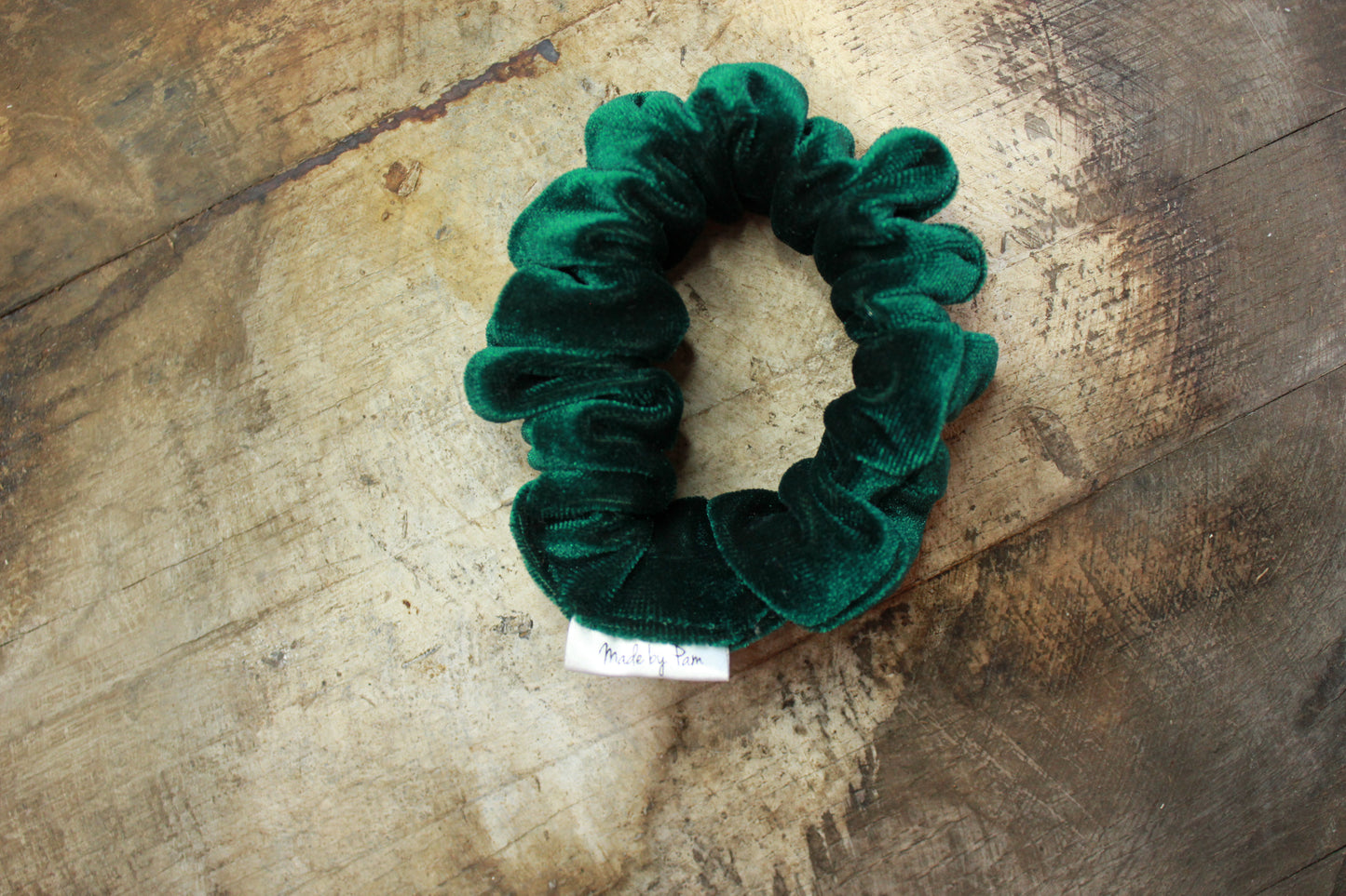 Green Hair Scrunchies