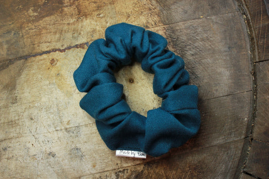 Dark Blue Hair Scrunchies