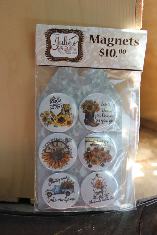 Sunflowers Magnets