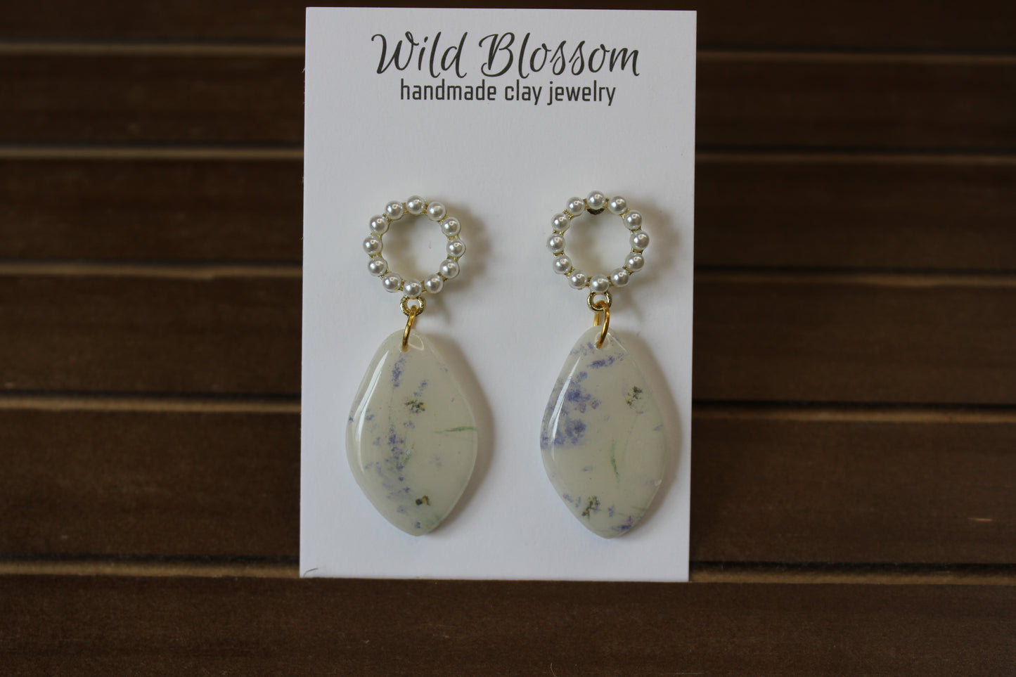 Bees & Pearls Earrings