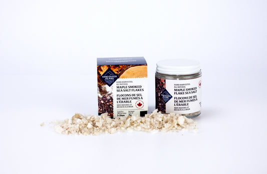 Maple Smoked Sea Salt Flakes 75 g Jar