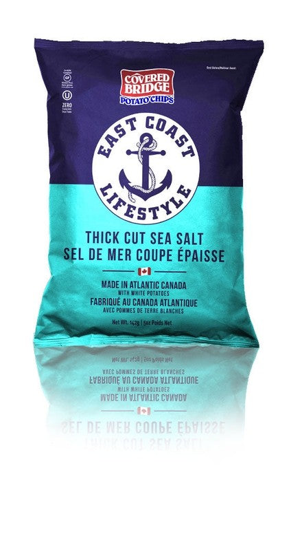 Thick Cut Sea Salt - Covered Bridge Chips