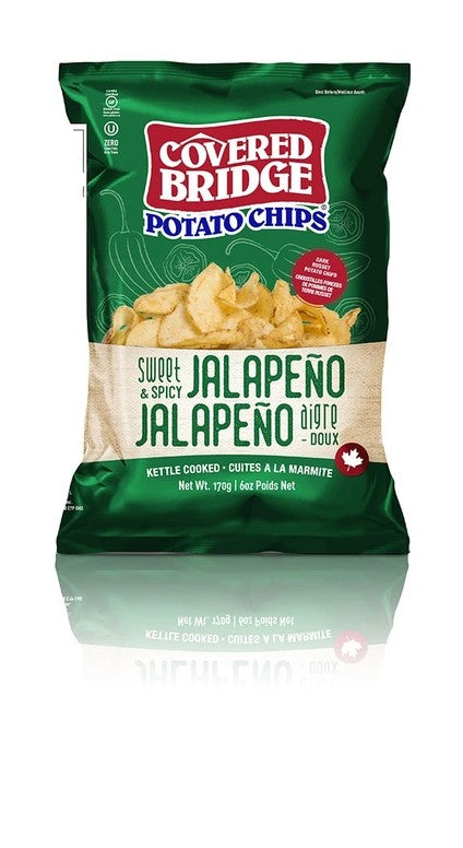 Sweet & Spicy Jalapeno Chips - Covered Bridge Chips