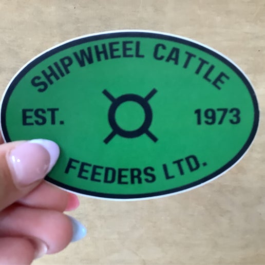 Est 1973 Shipwheel Sticker