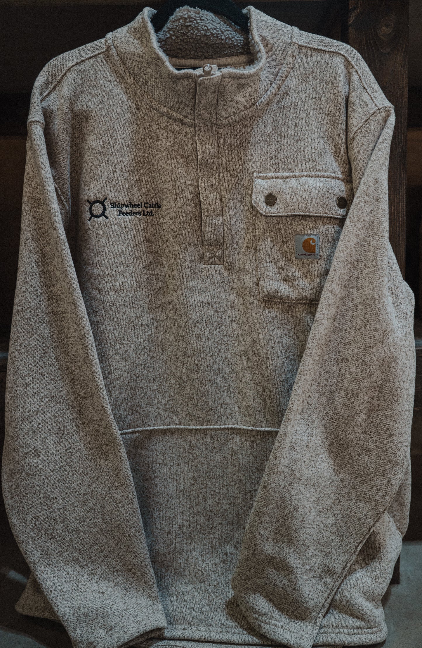 Shipwheel Carhartt 1/4 Zip ~ Medium