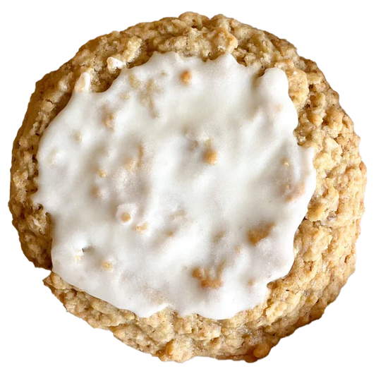 Frosted Oatmeal Hey Dough Cookie