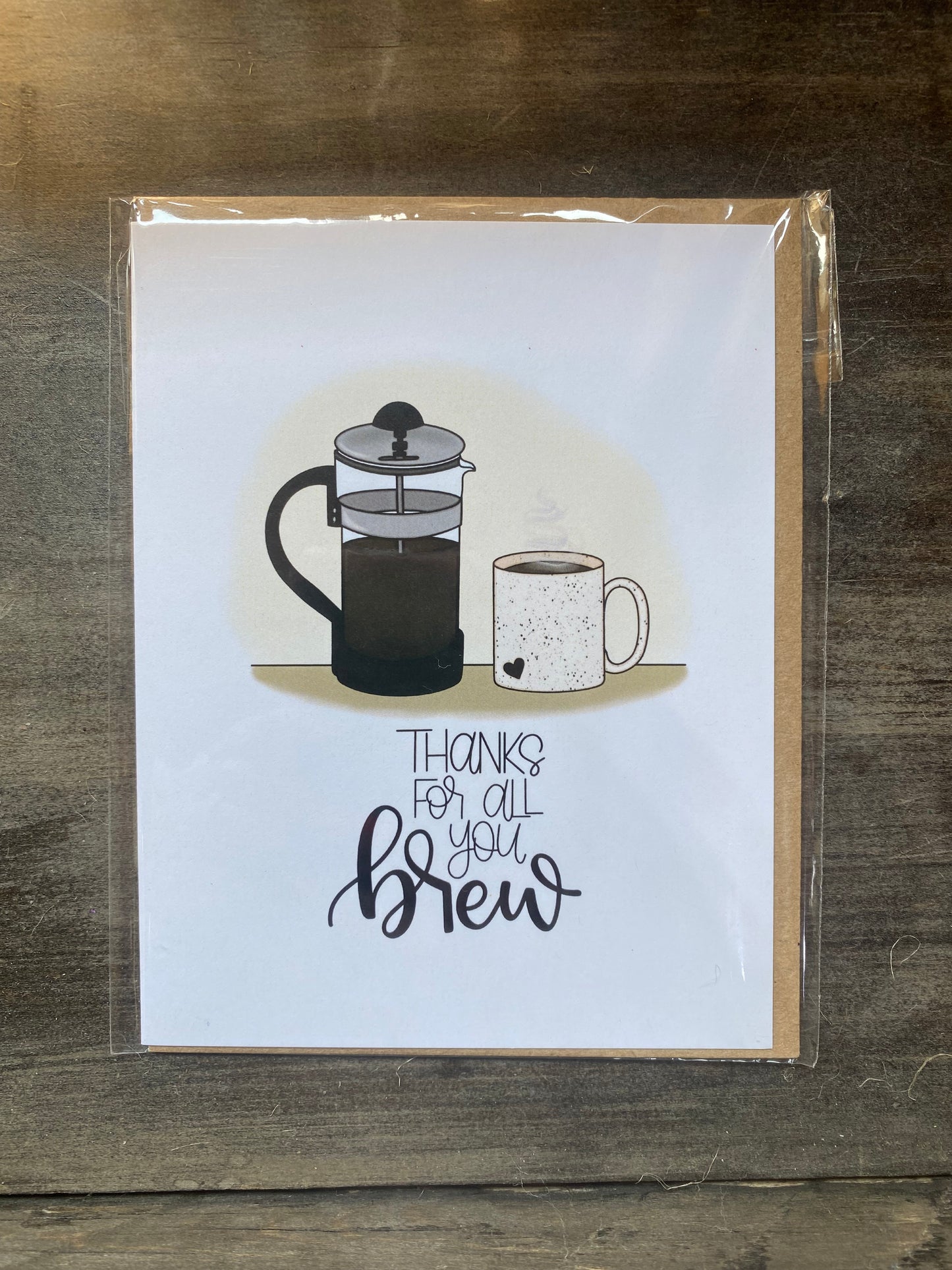 Thanks for all you Brew Thank You Card