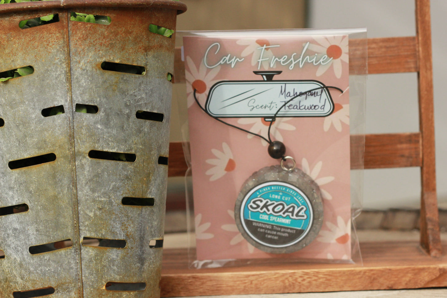 Car Freshie - Skoal - Mahogany Teakwood