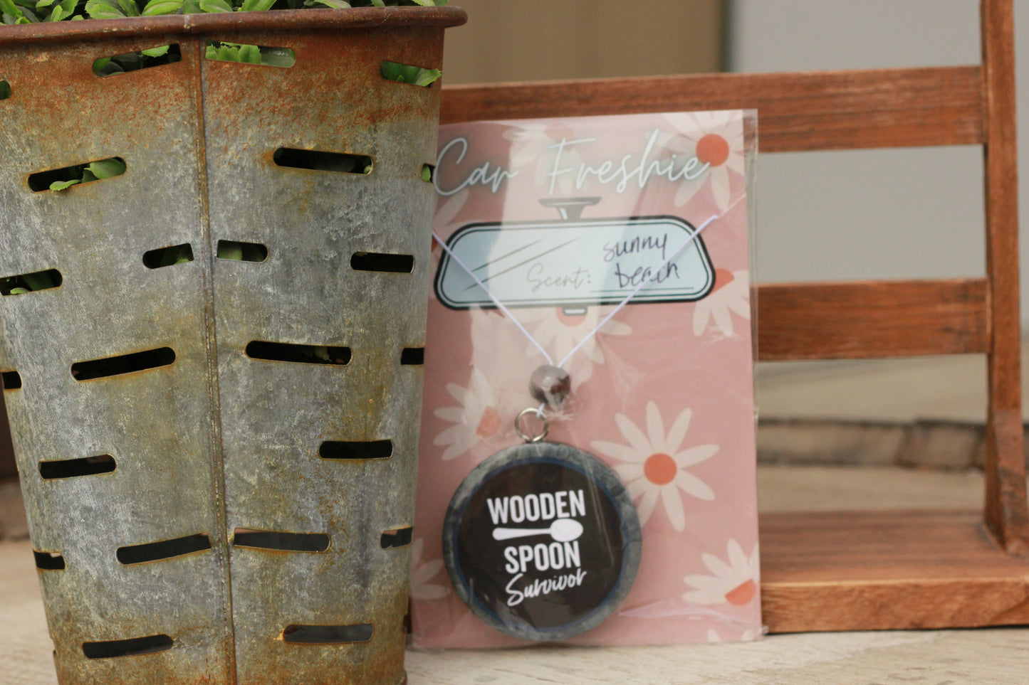 Car Freshie - Wooden Spoon - Sunny Beach