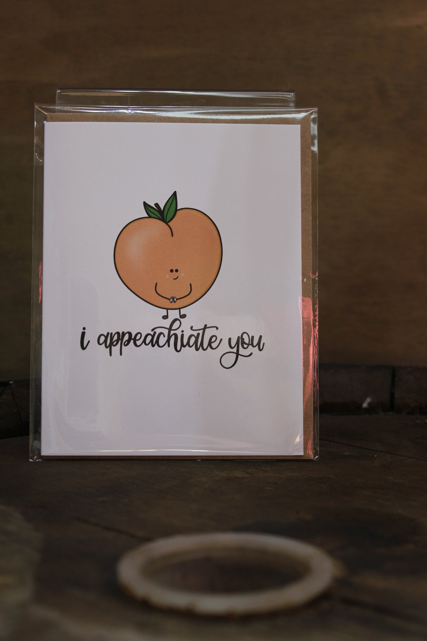 I Appeachiate You Thank You Card