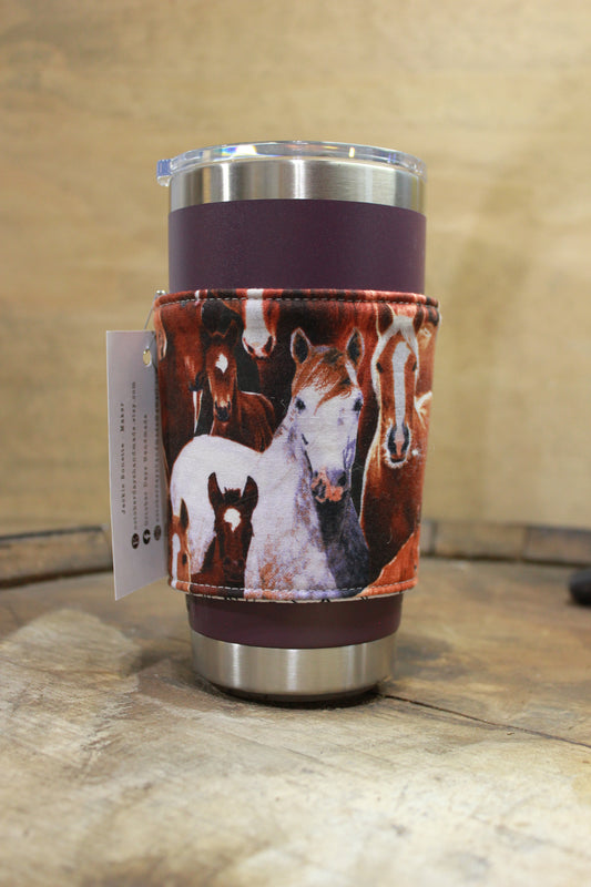 Horses Coffee Sleeve