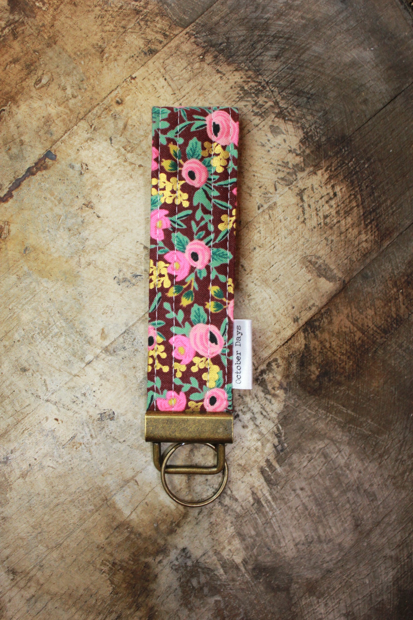 Rose Wristlet Keychain