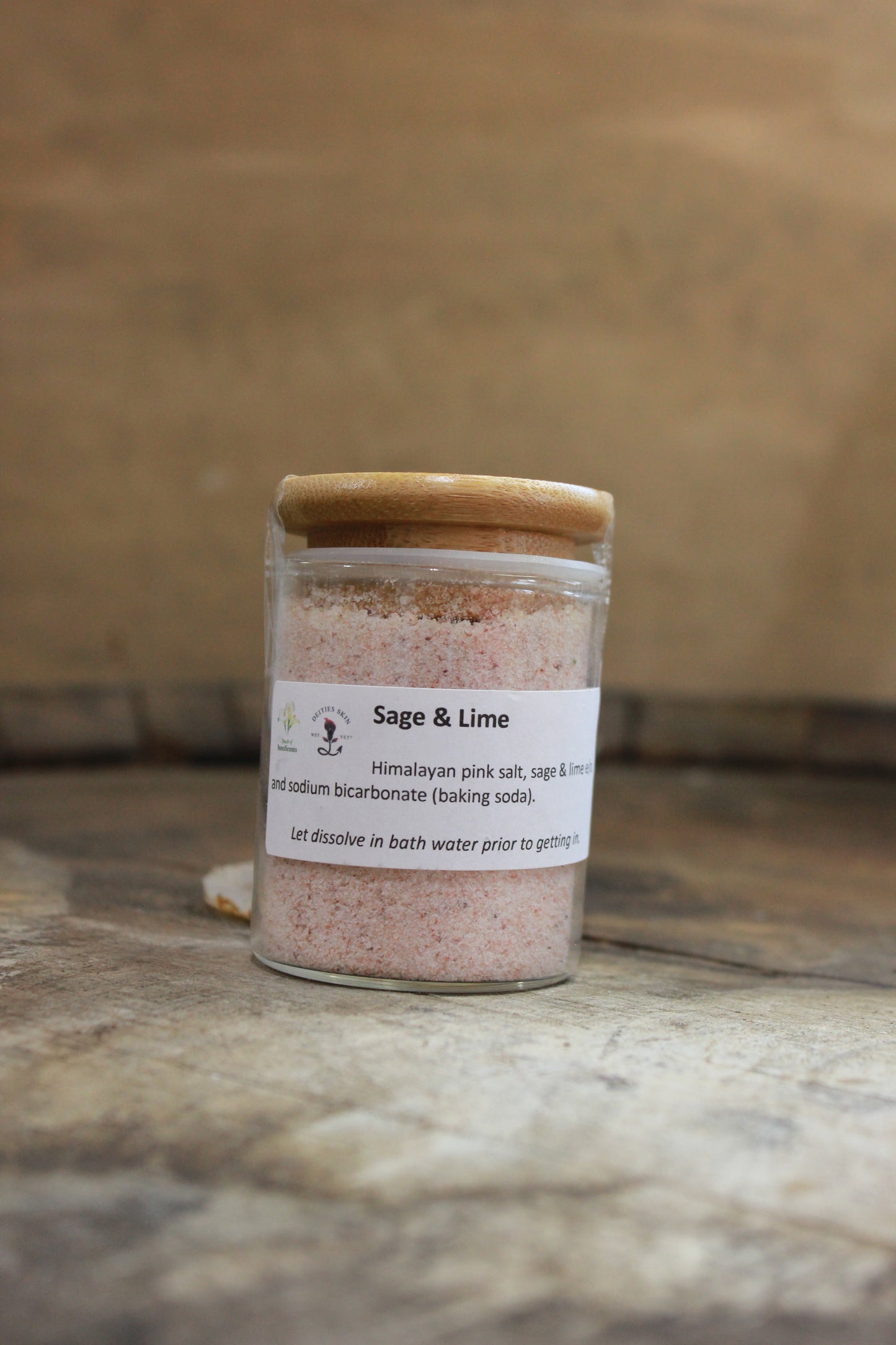 Lavender & Rose Small Bath Salts