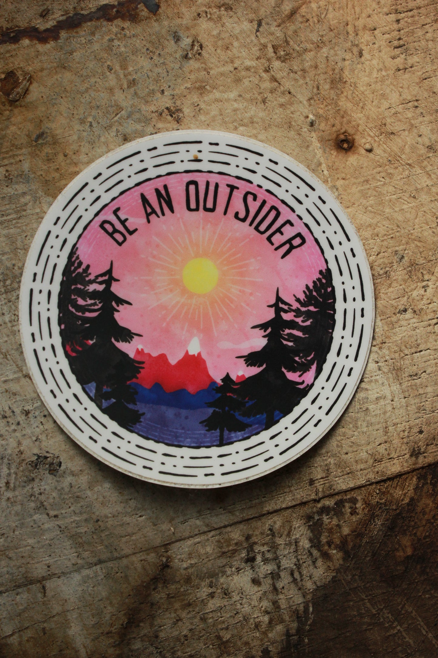 Be an Outider Sticker