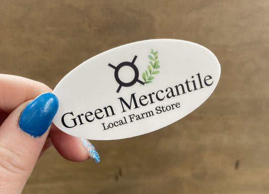 Green Mercantile Sticker