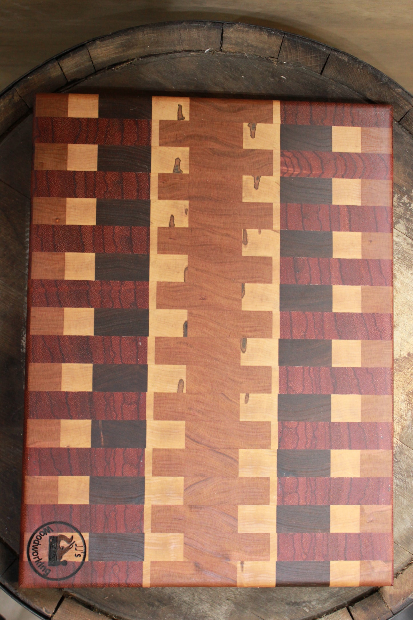 Red Zebra Butcher Block