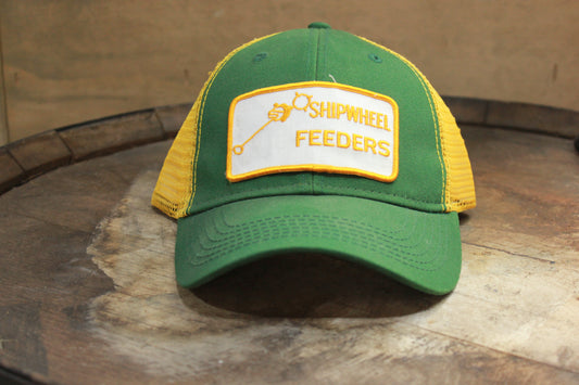 Green & Yellow Vintage Shipwheel Hat