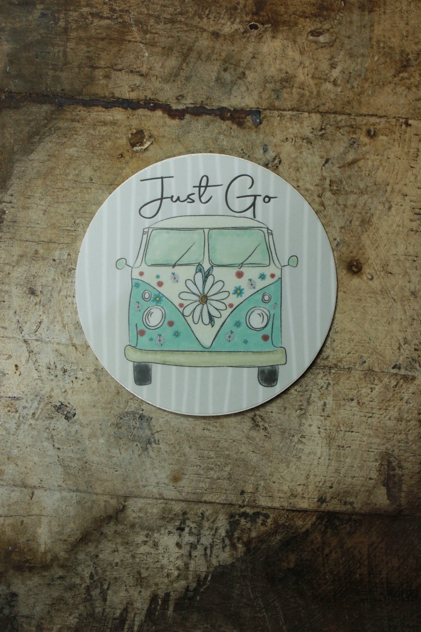 Just Go Sticker