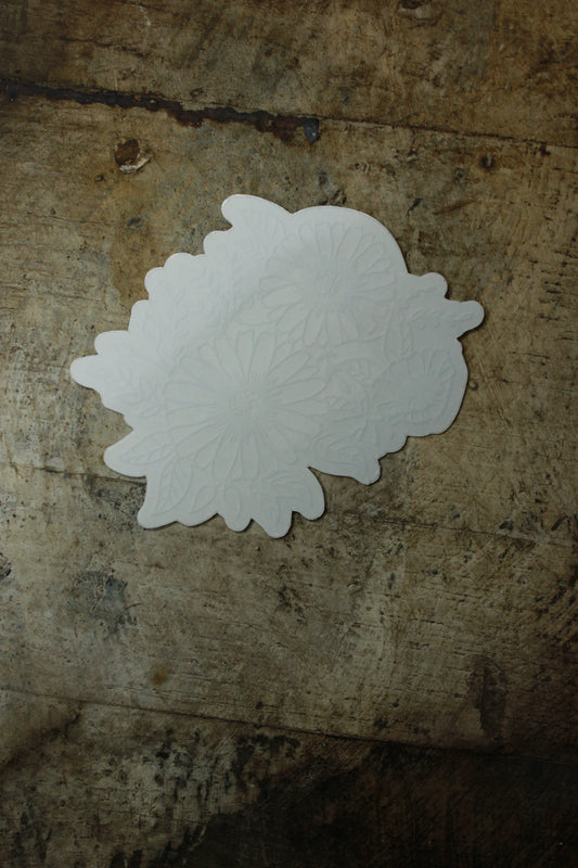 Clear Flower Sticker