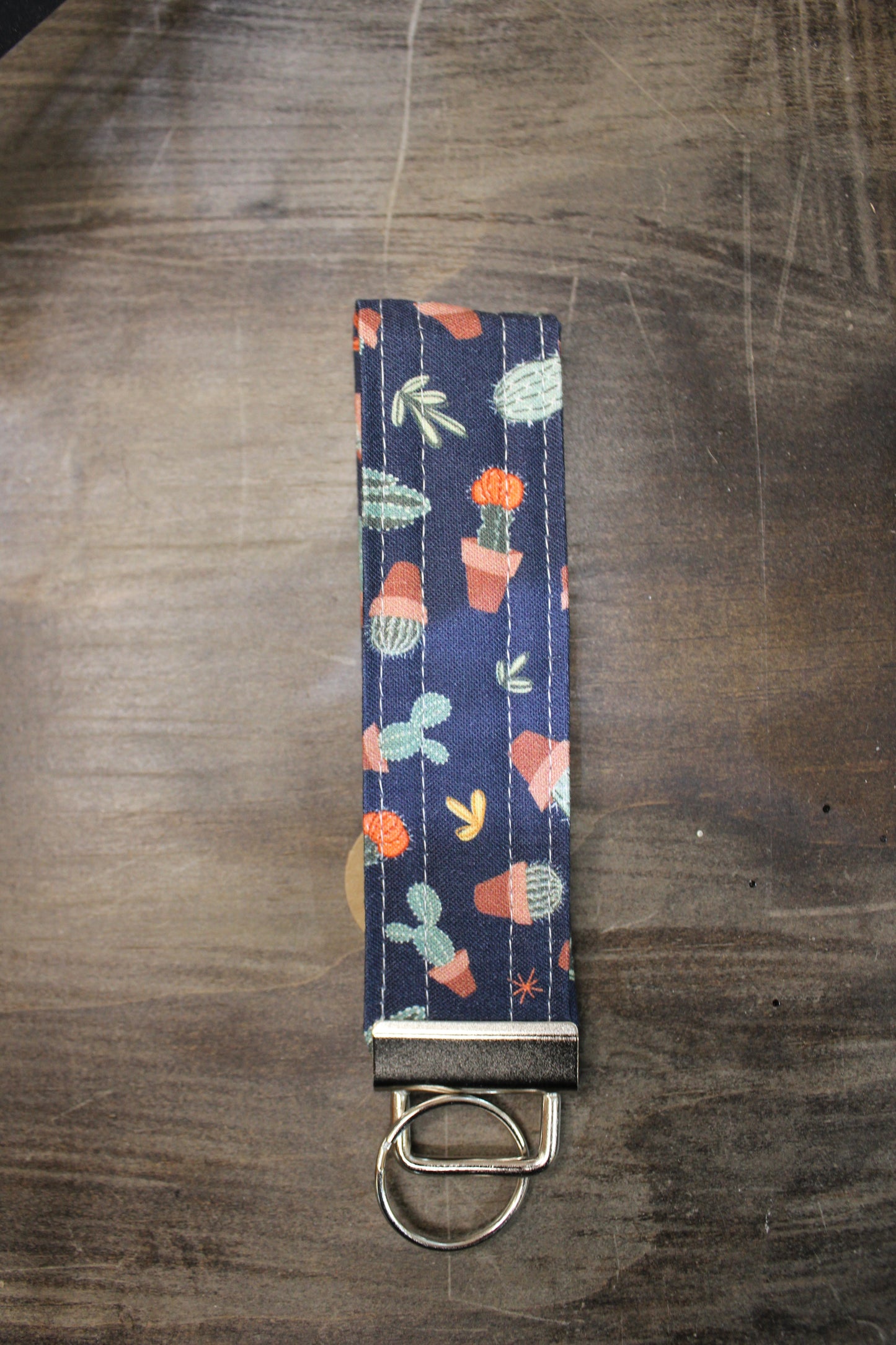 Cactus Wristlet Keychain