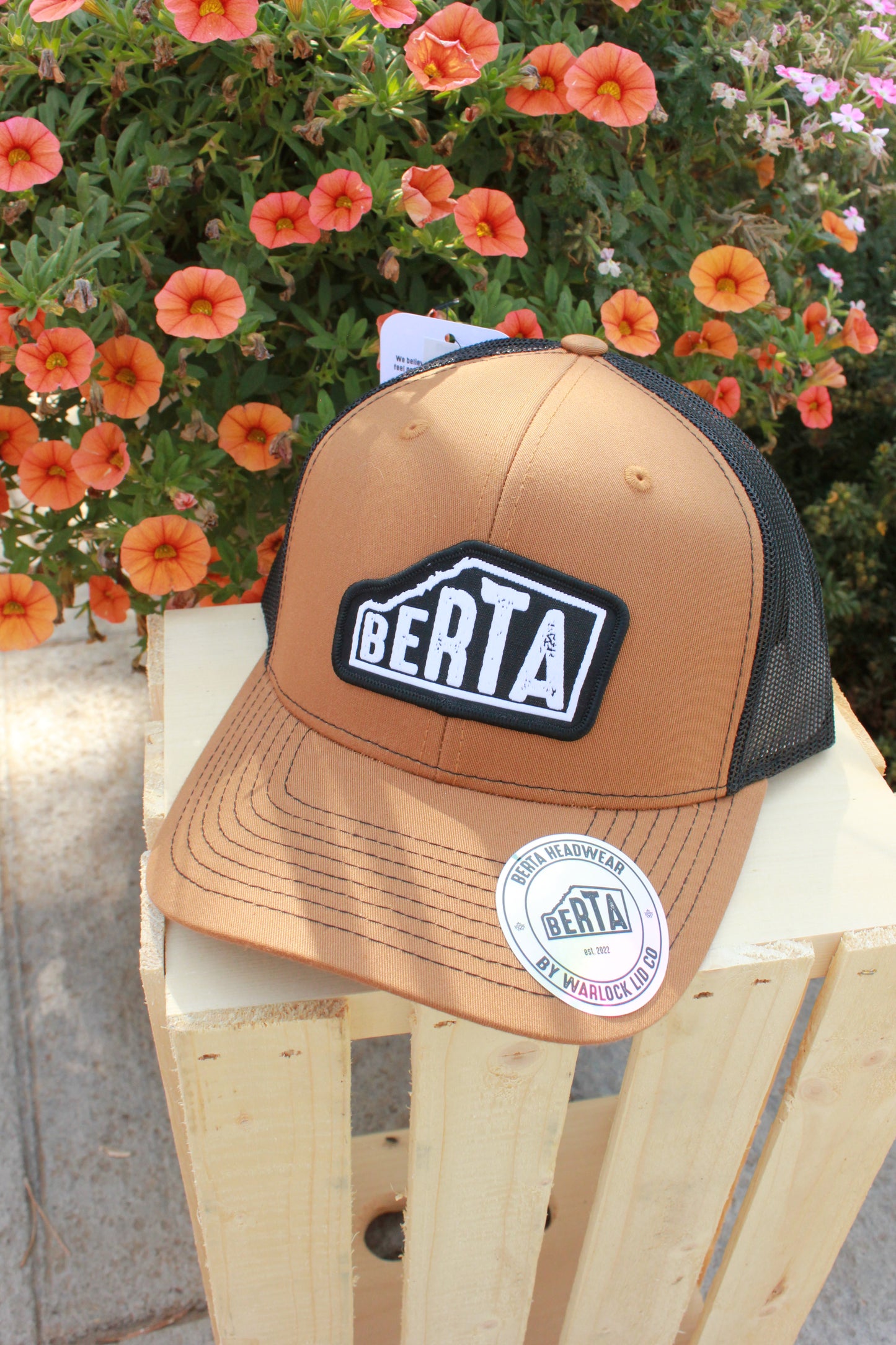 Caramel Berta Snapback Trucker Hat