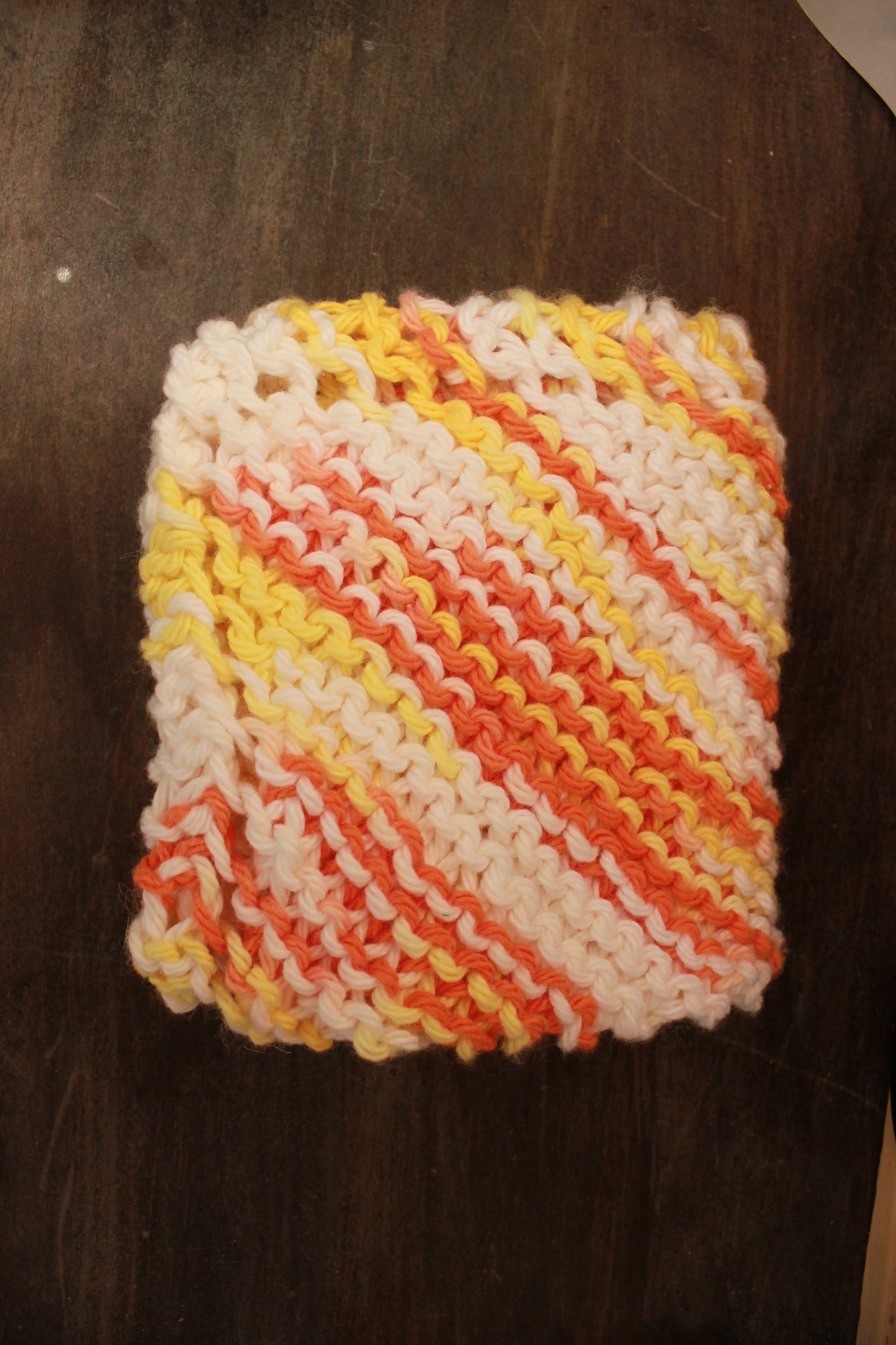 Orange & Yellow Dish Cloth