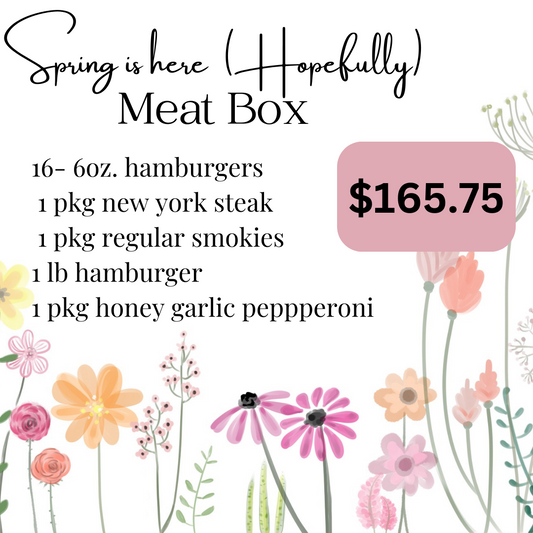 Spring is Here (Hopefully) Meat Box