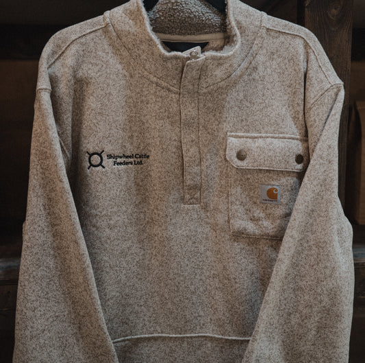 Shipwheel Carhartt 1/4 Zip ~XL Tall